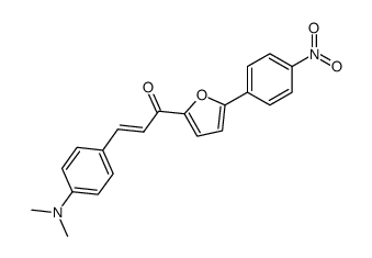 3-(4-dimethylamino-phenyl)-1-[5-(4-nitro-phenyl)-furan-2-yl]-propenone结构式