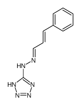 3-phenyl-propenal (1(2)H-tetrazol-5-yl)-hydrazone结构式