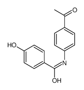 Benzamide, N-(4-acetylphenyl)-4-hydroxy- (9CI) Structure