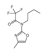 N-butyl-2,2,2-trifluoro-N-(4-methyl-1,3-oxazol-2-yl)acetamide Structure