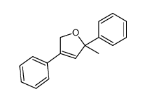 5-methyl-3,5-diphenyl-2H-furan Structure