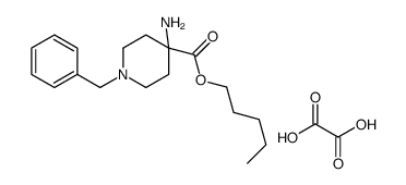 oxalic acid,pentyl 4-amino-1-benzylpiperidine-4-carboxylate结构式