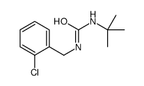 1-tert-butyl-3-[(2-chlorophenyl)methyl]urea结构式