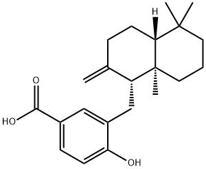 3-[[(1R,4aβ)-Decahydro-5,5,8aα-trimethyl-2-methylenenaphthalen-1-yl]methyl]-4-hydroxybenzoic acid picture