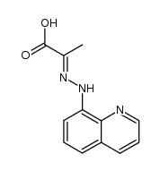 trans-N-(8-quinolinamino)-2-iminopropionic acid Structure