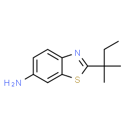 6-Benzothiazolamine,2-(1,1-dimethylpropyl)-(9CI)结构式