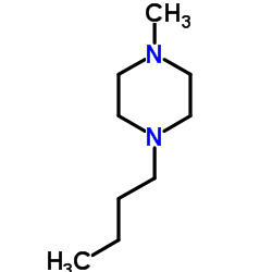 1-Butyl-4-methylpiperazine Structure