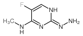 2(1H)-Pyrimidinone,5-fluoro-4-(methylamino)-,hydrazone(9CI)结构式