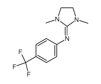 1,3-dimethyl-2-(4-trifluoromethylphenylimino)imidazolidine结构式