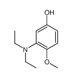 3-(diethylamino)-4-methoxyphenol结构式