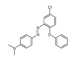 4-[(5-chloro-2-phenoxyphenyl)diazenyl]-N,N-dimethylaniline结构式
