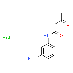 N-(3-aminophenyl)-3-oxobutyramide monohydrochloride Structure