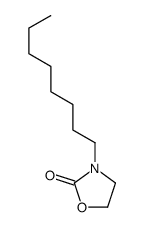 3-octyl-1,3-oxazolidin-2-one Structure