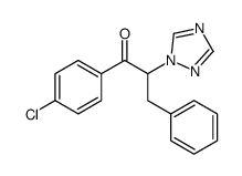 1-(4-chlorophenyl)-3-phenyl-2-(1,2,4-triazol-1-yl)propan-1-one Structure