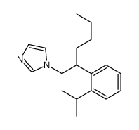 1-[2-(2-propan-2-ylphenyl)hexyl]imidazole Structure