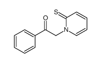 1-phenyl-2-(2-sulfanylidenepyridin-1-yl)ethanone Structure