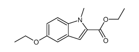 ethyl 5-ethoxy-1-methylindole-2-carboxylate Structure