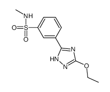 3-(3-ethoxy-1H-1,2,4-triazol-5-yl)-N-methylbenzenesulfonamide Structure