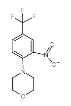 N-[2-NITRO-4-(TRIFLUOROMETHYL)PHENYL]MORPHOLINE Structure