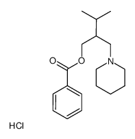 benzoic acid-(3-methyl-2-piperidinomethyl-butyl ester), hydrochloride Structure