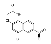 N-(2,4-dichloro-6-nitro-[1]naphthyl)-acetamide Structure