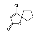 4-chloro-1-oxaspiro[4.4]non-3-en-2-one Structure