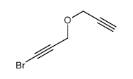 1-bromo-3-prop-2-ynoxyprop-1-yne结构式