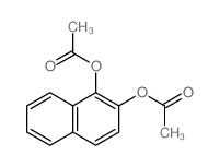 1,2-Diacetoxynaphthalene Structure