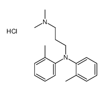 N,N-dimethyl-N',N'-bis(2-methylphenyl)propane-1,3-diamine,hydrochloride结构式