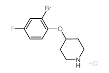 4-(2-Bromo-4-fluorophenoxy)piperidinehydrochloride picture