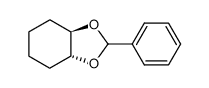 2-phenyl-4,5-trans-tetrametylene-1,3-dioxolan Structure