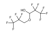 2,2,3,3,3-pentafluoro-1-(2,2,3,3,3-pentafluoropropoxy)propan-1-ol Structure