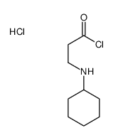 3-(cyclohexylamino)propanoyl chloride,hydrochloride Structure