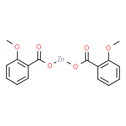 Zinc, bis(2-methoxybenzoato-O1,O2)-, (T-4)-结构式