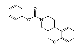 phenyl 4-(2-methoxyphenyl)piperidine-1-carboxylate结构式