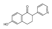 6-HYDROXY-2-(PYRIDIN-3-YL)-3,4-DIHYDRONAPHTHALEN-1(2H)-ONE Structure