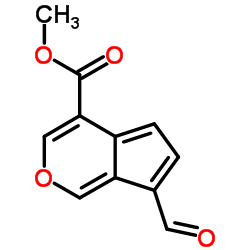 Methyl 7-formylcyclopenta[c]pyran-4-carboxylate picture