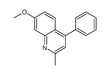 7-methoxy-2-methyl-4-phenylquinoline Structure