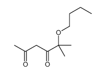 5-butoxy-5-methylhexane-2,4-dione Structure