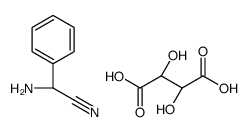 (R)-[cyano(phenyl)methyl]ammonium hydrogen [R-(R*,R*)]-tartrate Structure