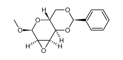 methyl 2,3-anhydro-4,6-O-(phenylmethylene)-α-D-allopyranose Structure