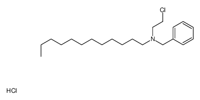 benzyl-(2-chloroethyl)-dodecylazanium,chloride结构式