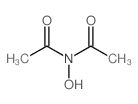 Acetamide,N-acetyl-N-hydroxy- structure