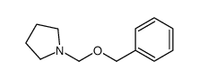 1-(phenylmethoxymethyl)pyrrolidine结构式