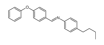 N-(4-butylphenyl)-1-(4-phenoxyphenyl)methanimine结构式
