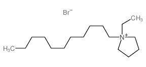 1-ethyl-1-undecyl-2,3,4,5-tetrahydropyrrole结构式