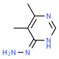 4(1H)-Pyrimidinone, 5,6-dimethyl-, hydrazone (9CI)结构式