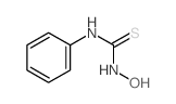 1-hydroxy-3-phenyl-thiourea结构式