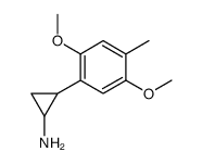 2-(2,5-dimethoxy-4-methylphenyl)cyclopropan-1-amine Structure