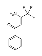 3-amino-4,4,4-trifluoro-1-phenylbut-2-en-1-one结构式